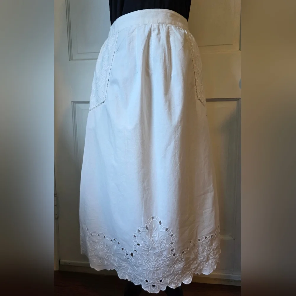 Anthropologie/ Forever That Girl White Skirt - Picture 1 of 8